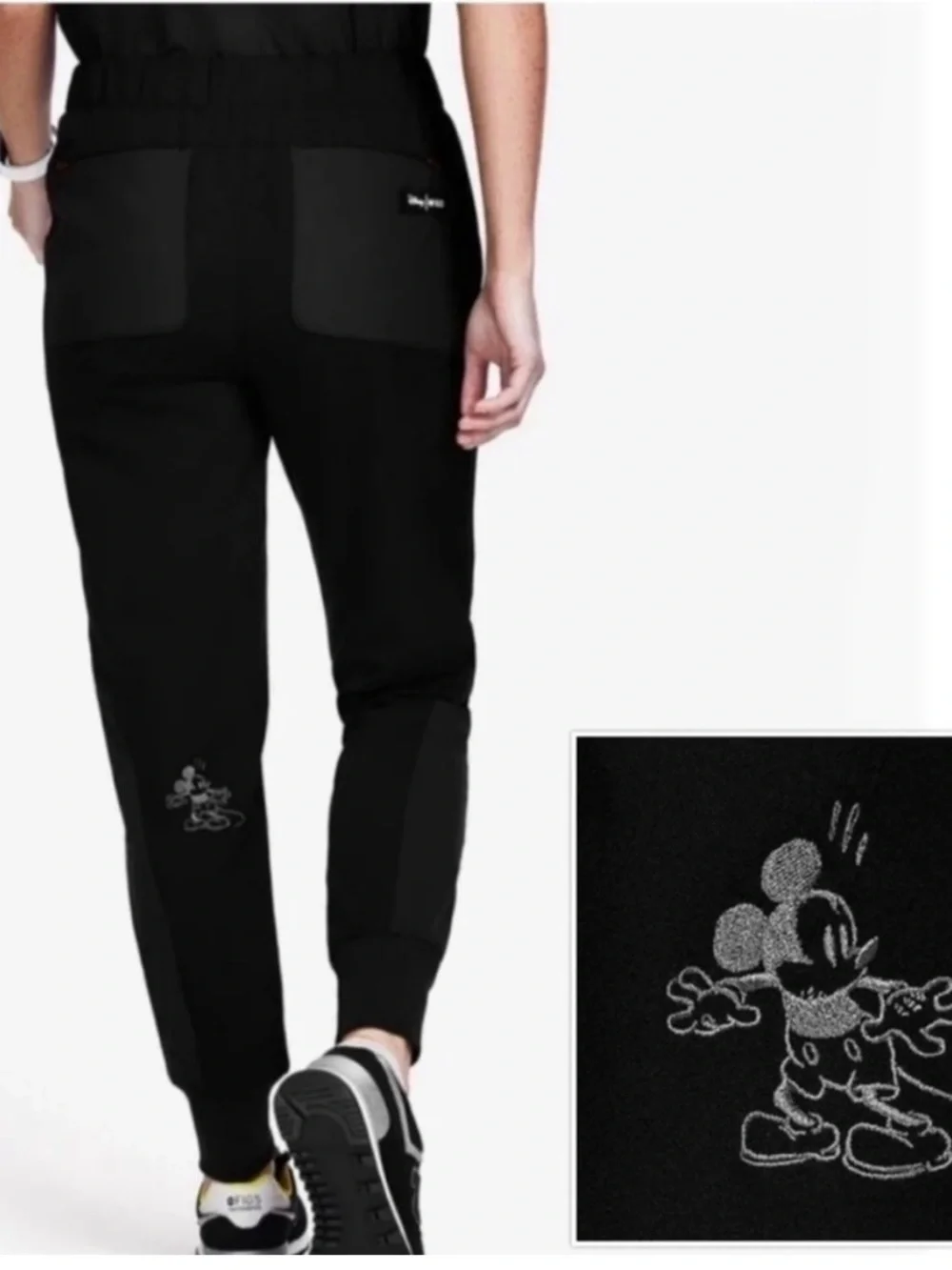 Figs x Disney Black Zamora Scrubs